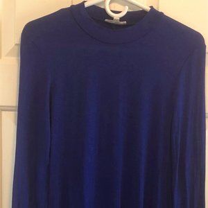 ZENANA OUTFITTERS Blue Jersey Knit Dress